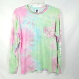 EXIST Retro Tye Dye Long Sleeve Womens Tshirt Size Medium